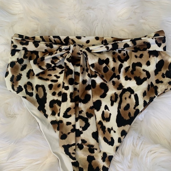 Vitamin A animal print high waisted bikini bottoms - Picture 7 of 9